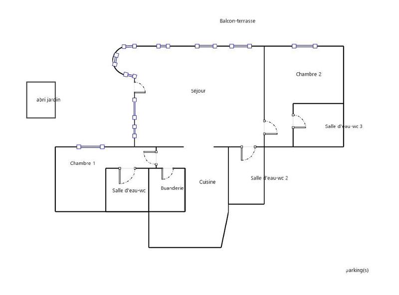 Appartement - 118 m² - 3 pièces