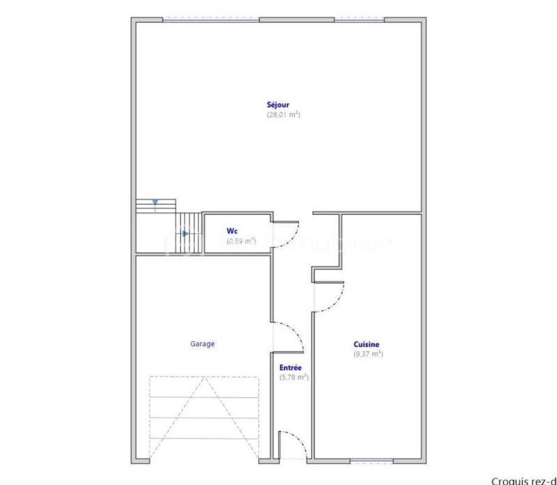 Maison traditionnelle - 78 m² - 4 pièces