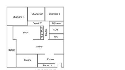 Appartement - 102 m² - 5 pièces