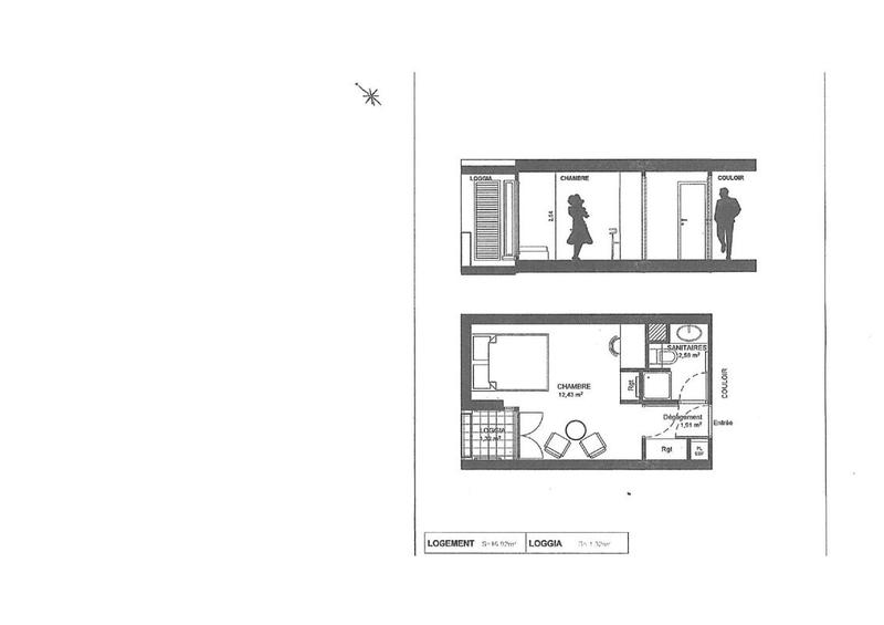 Appartement - 16 m² - 1 pièce