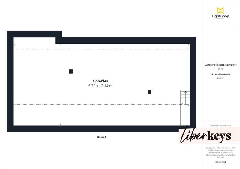 Maison - 75 m² - 3 pièces