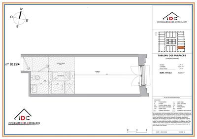 Appartement - 20 m² - 1 pièce