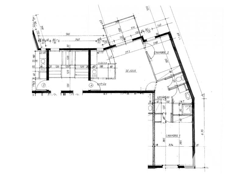 Appartement - 55 m² - 3 pièces