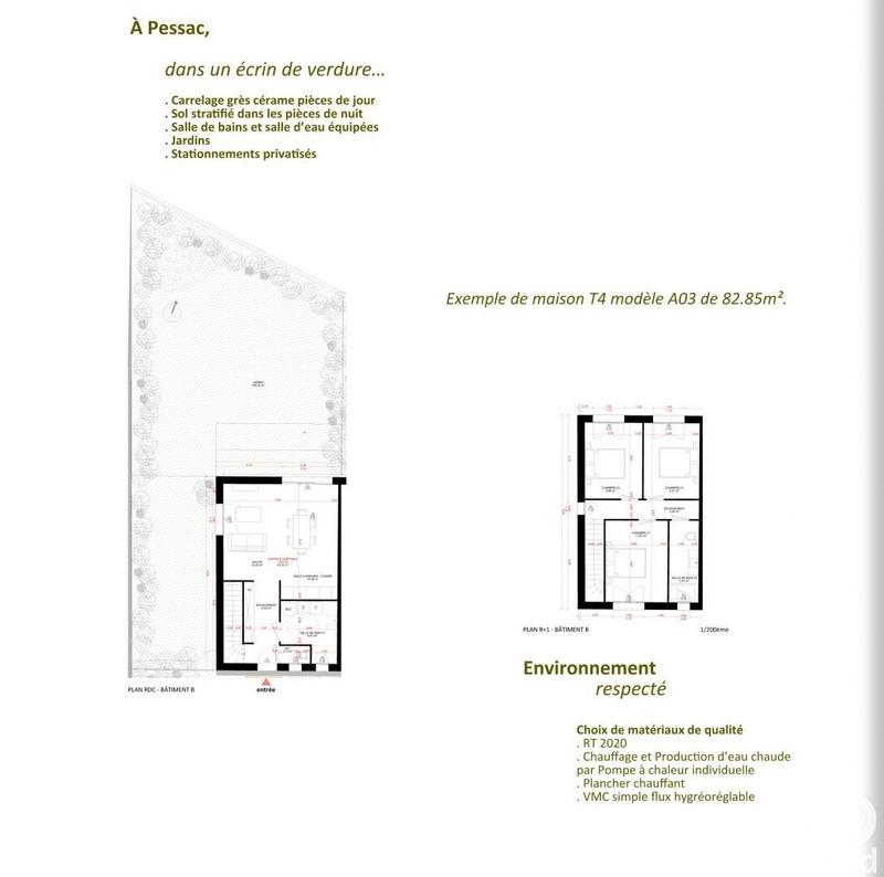 Maison - 83 m² - 4 pièces