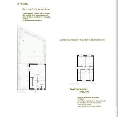 Maison - 83 m² - 4 pièces