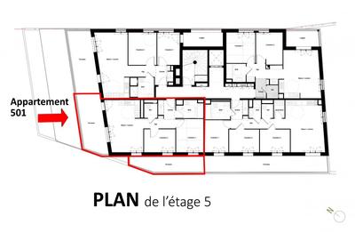 Appartement - 61 m² - 3 pièces