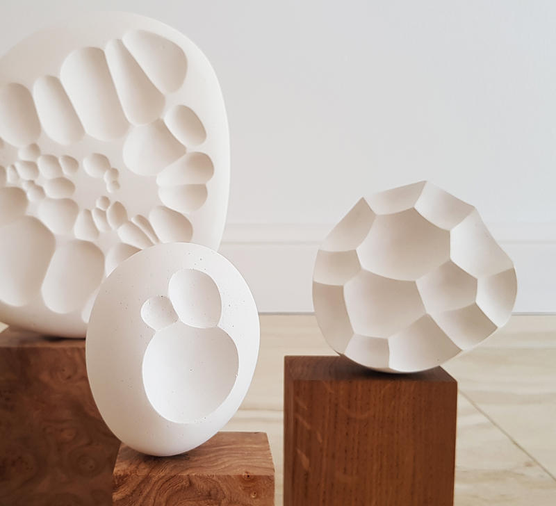 Cellules de Matière - Sculptures sur bois aux formes organiques