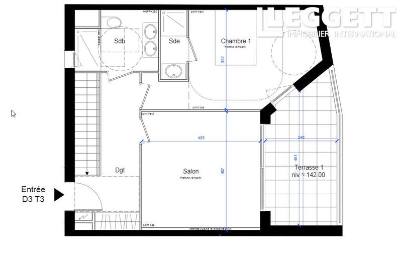 Duplex - 97 m² - 3 pièces