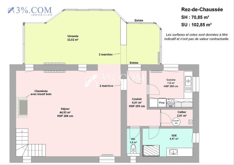 Demeure - 153 m² - 6 pièces