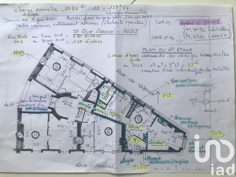 Appartement - 34 m² - 3 pièces