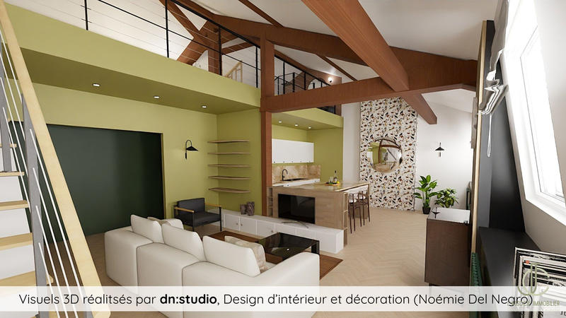 Appartement - 150 m² - 3 pièces