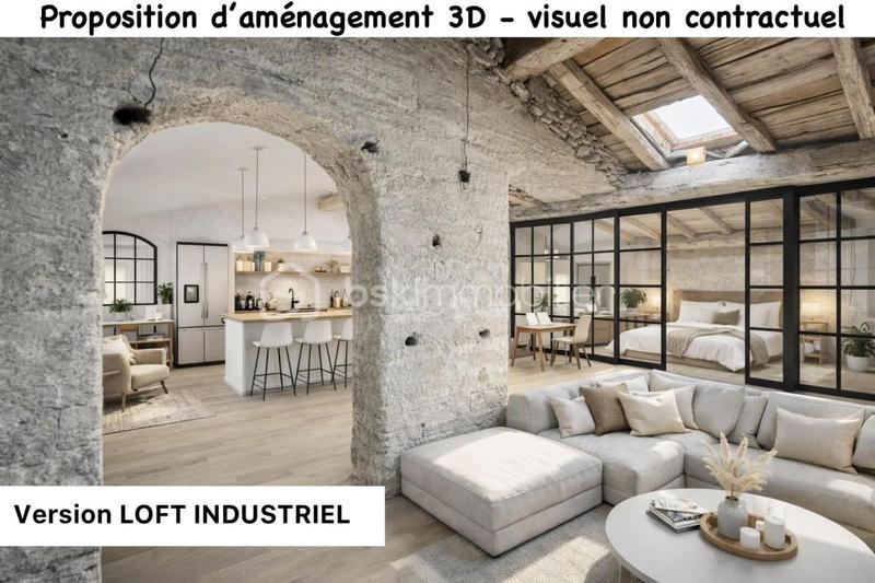 Appartement - 120 m² - 1 pièce