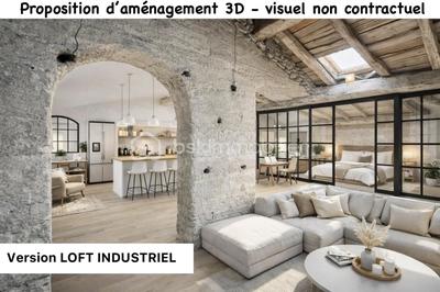 Appartement - 120 m² - 1 pièce