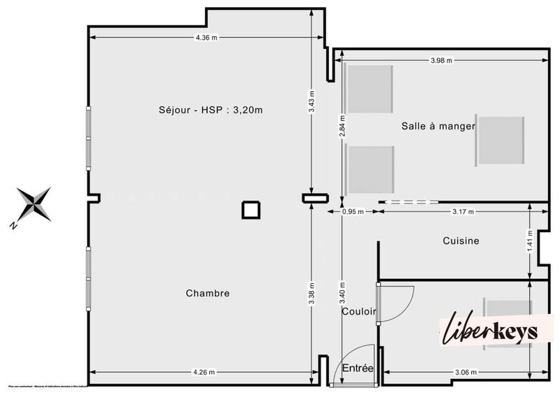 Loft - 53 m² - 2 pièces