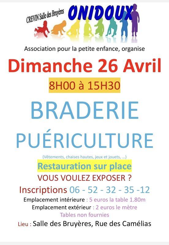 Braderie puériculture