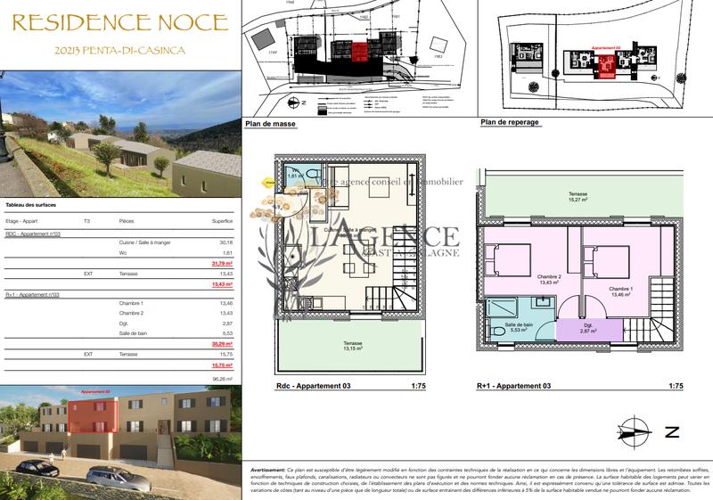 Appartement - 67 m² - 3 pièces