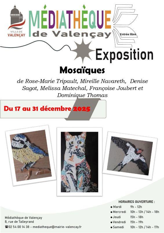 Exposition de mosaïques
