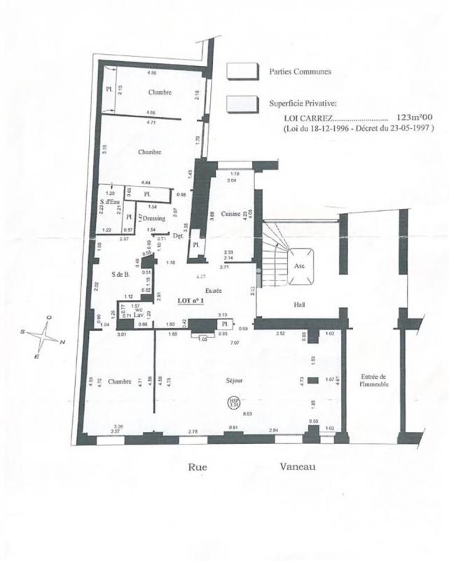 Appartement - 123 m² - 5 pièces