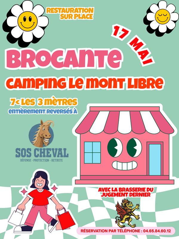 Vide grenier camping le mont libre