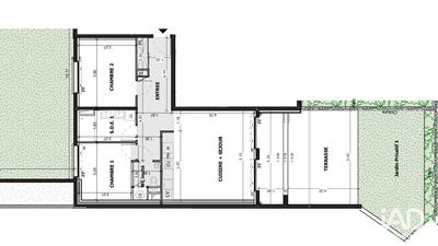 Appartement - 71 m² - 3 pièces