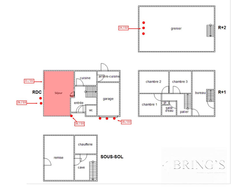Maison - 106 m² - 6 pièces