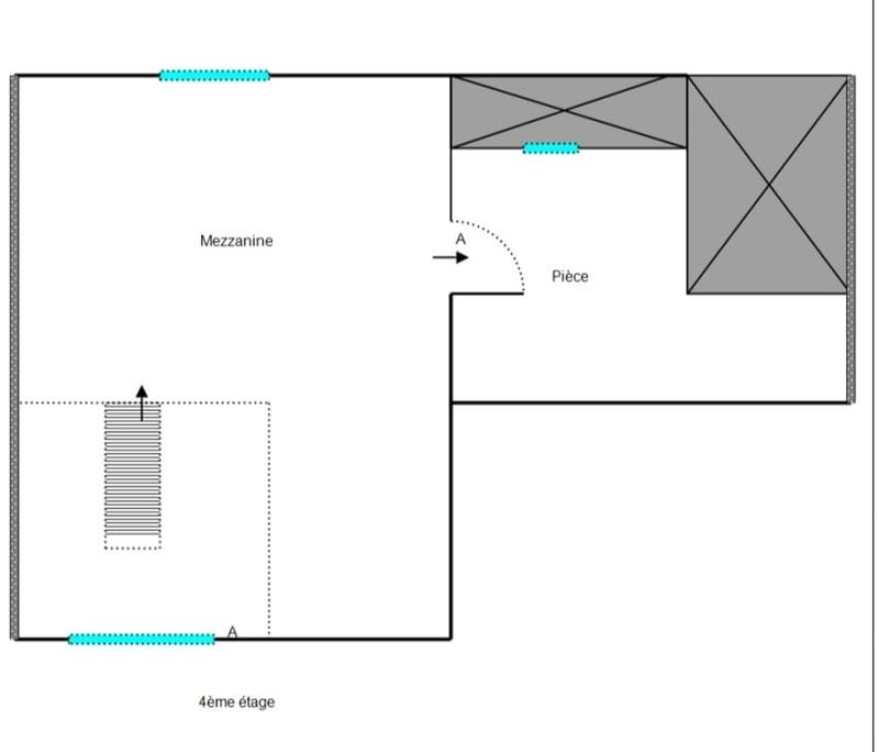 Duplex - 35 m² - 3 pièces
