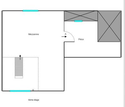 Duplex - 35 m² - 3 pièces