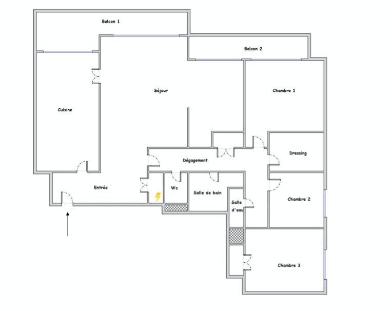 Appartement - 112 m² - 5 pièces