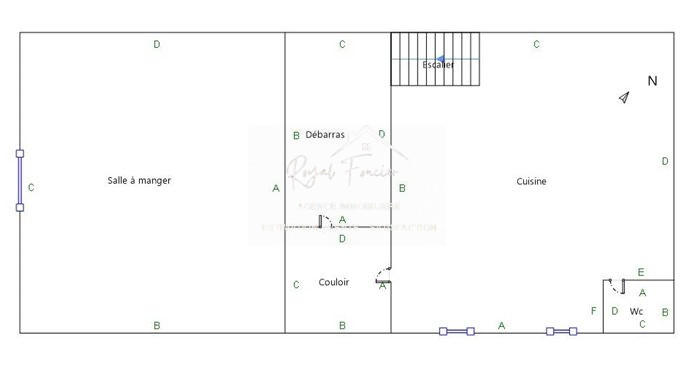 Maison ancienne - 92 m² - 5 pièces