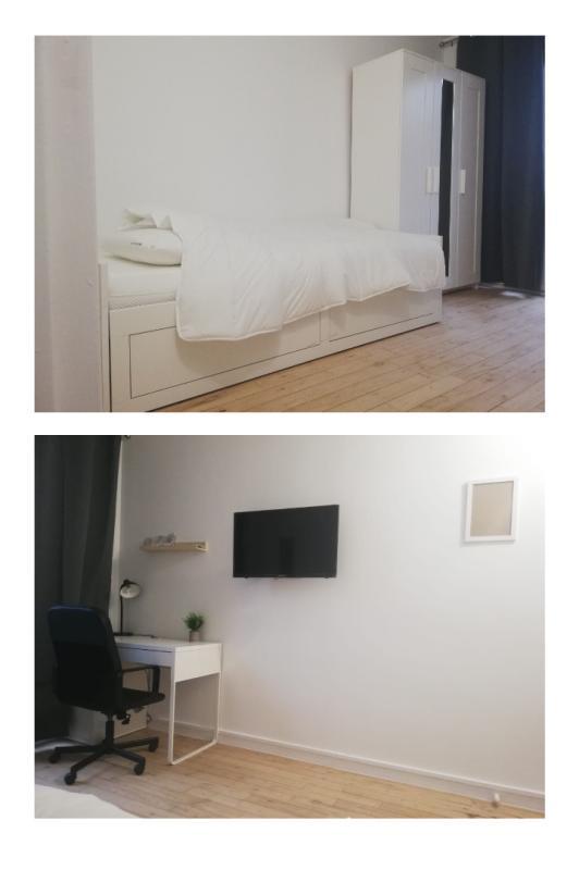 Chambre - 10 m² - 1 pièce