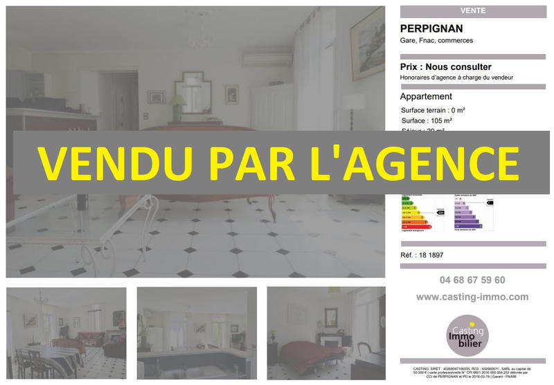 Appartement - 105 m² - 5 pièces