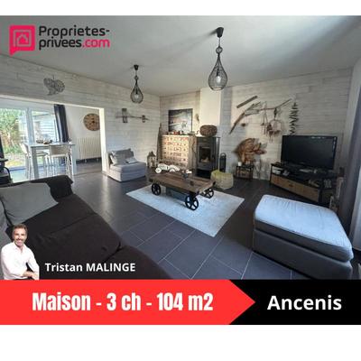 Maison - 104 m² - 5 pièces