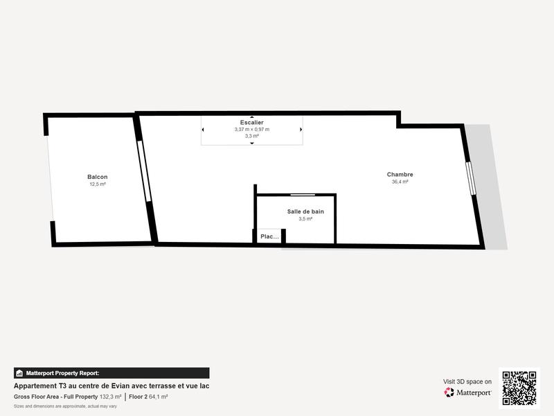 Appartement - 87 m² - 3 pièces