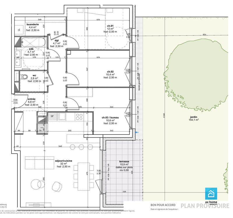 Appartement - 88 m² - 4 pièces
