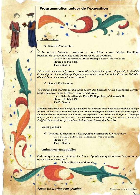 Visite guidée nocturne de Vic-Sur-Seille