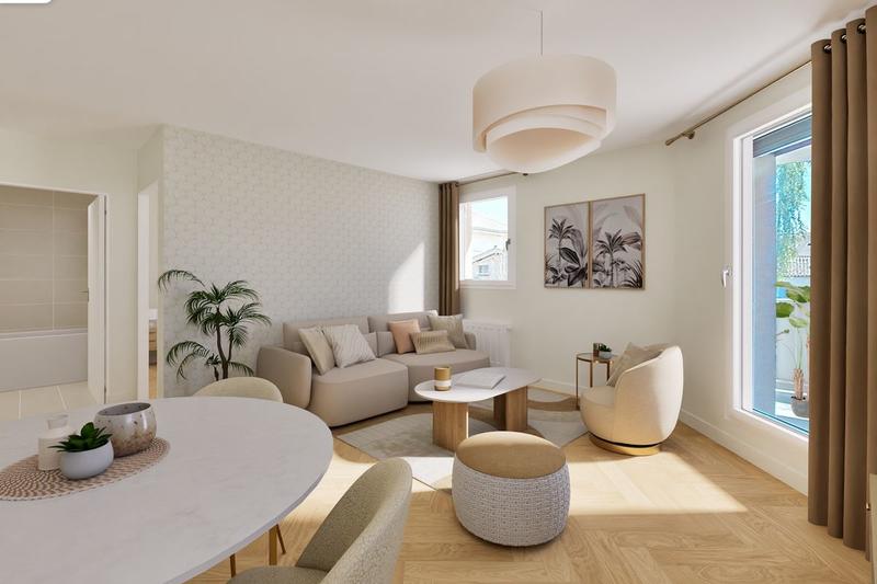 Appartement - 54 m² - 2 pièces