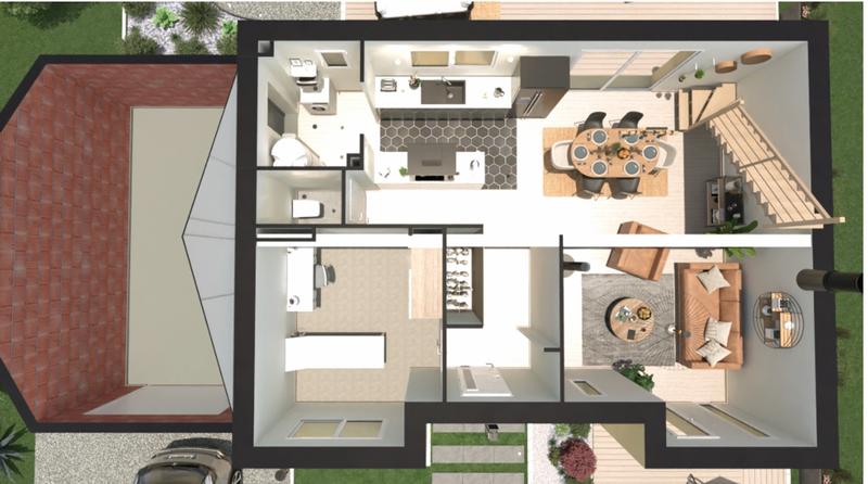 Maison de village - 120 m² - 5 pièces