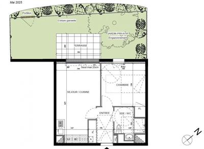 Appartement - 41 m² - 2 pièces