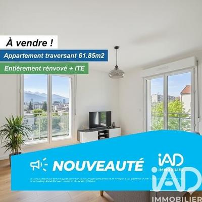 Appartement - 62 m² - 3 pièces