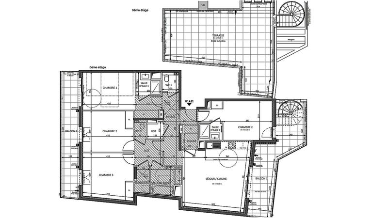 Appartement - 125 m² - 5 pièces