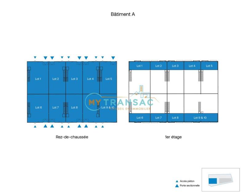 Local d'activités - 516 m²