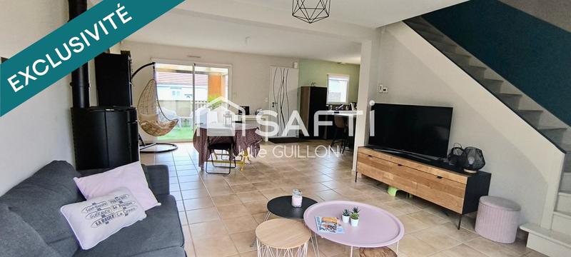 Maison de ville - 100 m² - 5 pièces