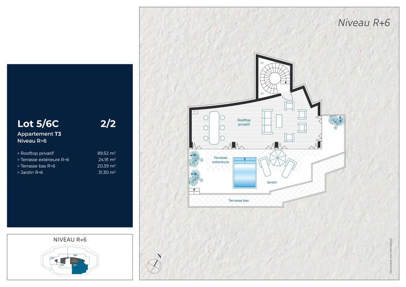 Appartement - 122 m² - 3 pièces