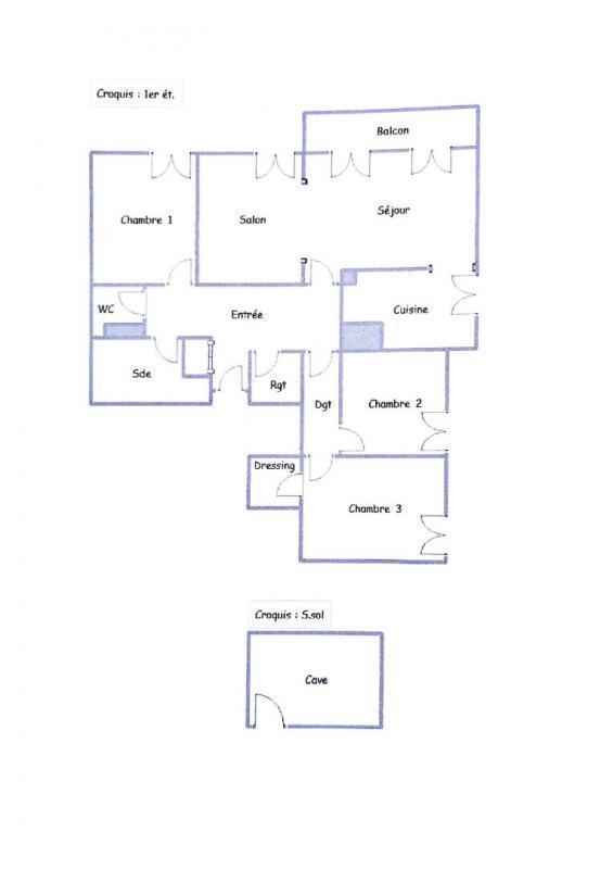 Appartement - 93 m² - 5 pièces