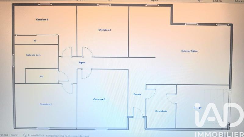 Maison - 101 m² - 5 pièces