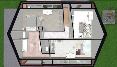 Maison de village - 110 m² - 6 pièces