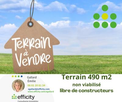 Terrain - 490 m²