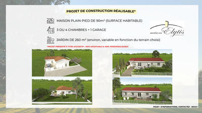 Terrain constructible - 375 m²