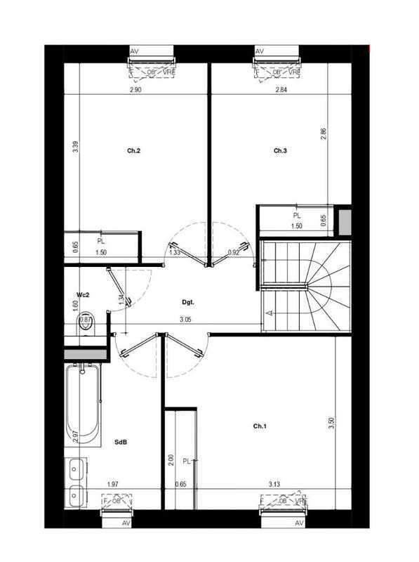 Maison - 85 m² - 4 pièces