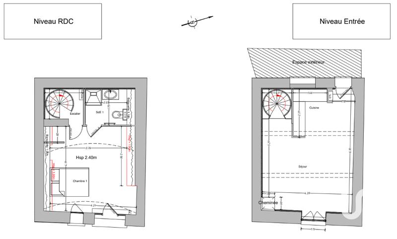 Maison de village - 67 m² - 4 pièces